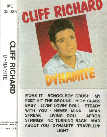 Cliff Richard Dynamite Cassettes