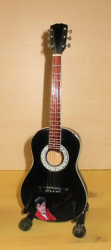 Elvis Black Miniture Guitar