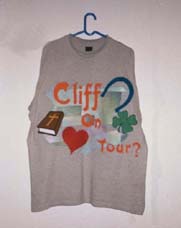Cliff On Tour Home Made T-shirt