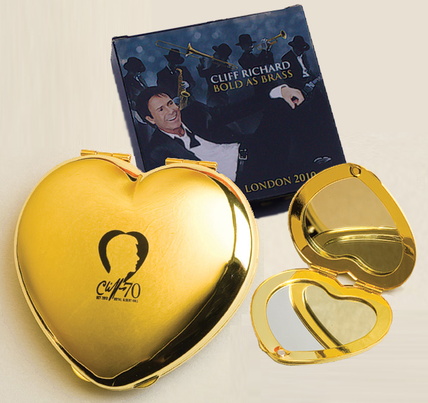 Gold Compact Mirror