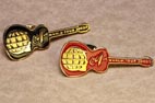 Cliff World Tour - Guitar Badge Red