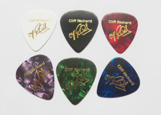 Gold Signature plectrum guitar picks Colour Set