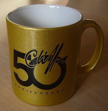 Gold 50th Tour Mug