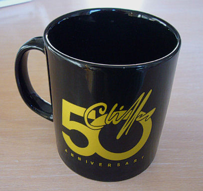 Black 50th Tour Mug