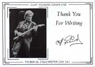 Grapevine Thank You For Writing Card