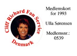 Fan Service' Membership Card