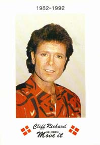 Cliff Richard fan Club Move It Of Denmark: Move It' Postcard