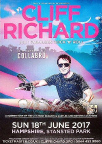 2017 Flyer Just Fabulous Rock 'N' Roll Tour 18/06 Standstead Park