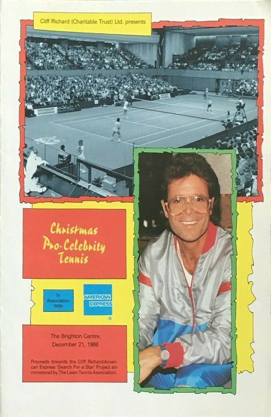 Pro-celebrity Tennis '86 Programme