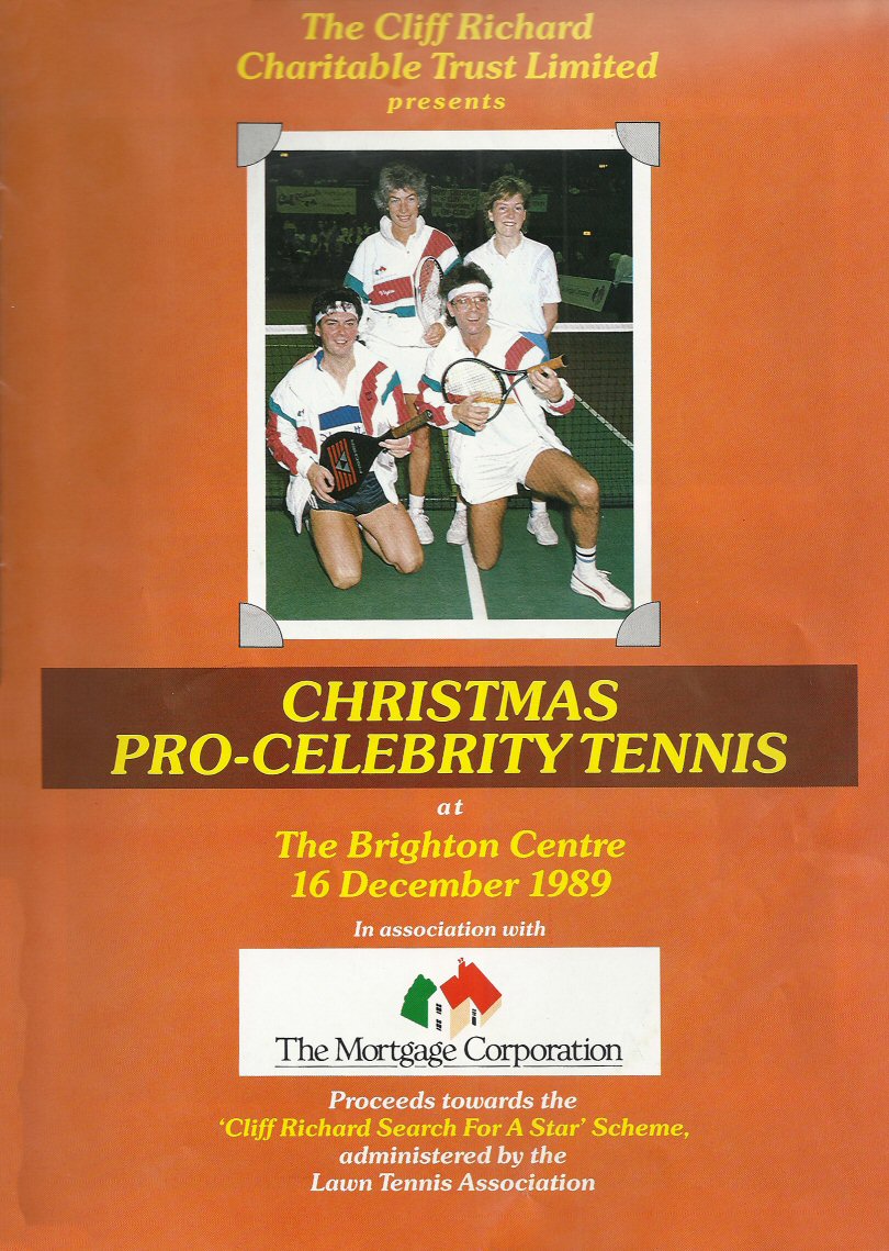 Pro-Celebrity Tennis '89 Programme