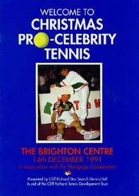 Pro-Celebrity Tennis '91 Programme