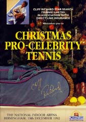 Pro-celebrity Tennis '92 Programme