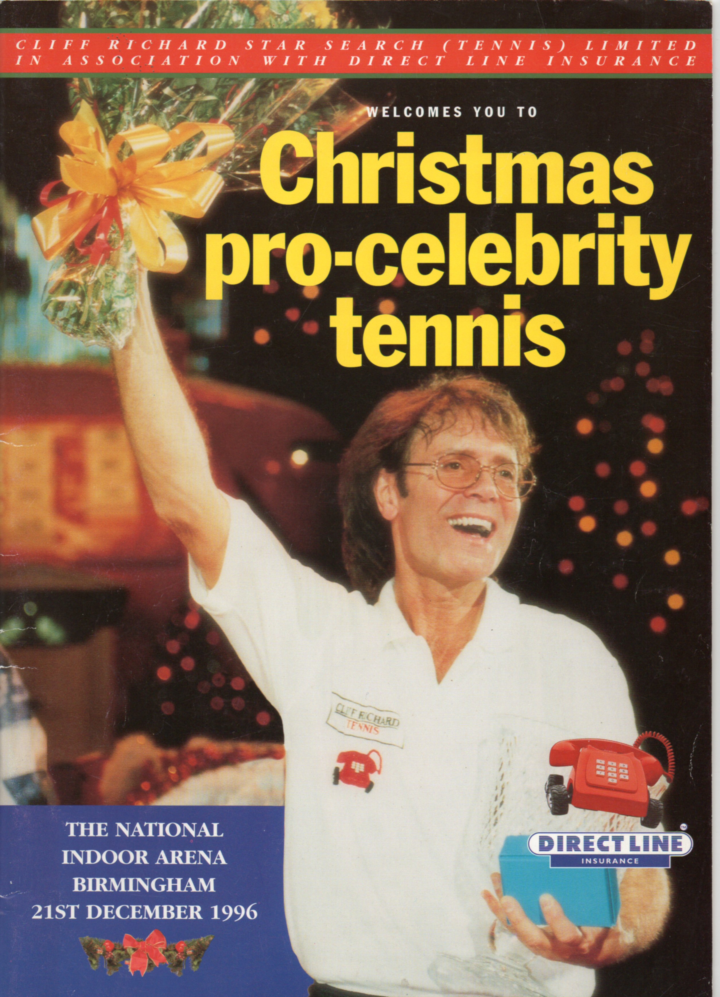 Pro-Celebrity Tennis 96' Programme